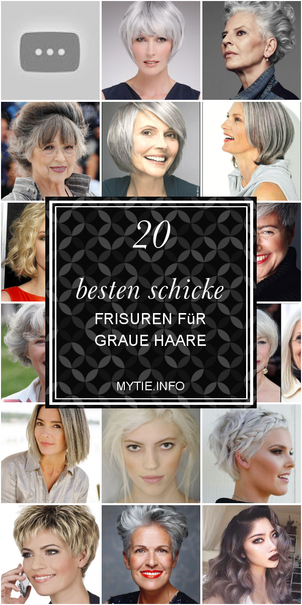 20 Besten Schicke Frisuren Für Graue Haare